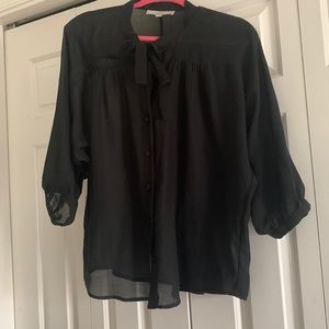 LOFT black blouse